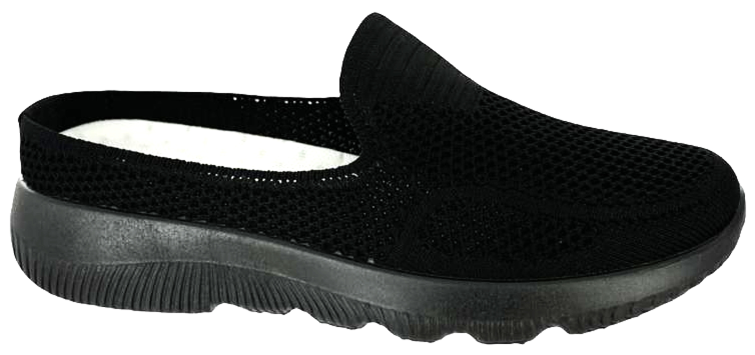 All black slip on pumps hotsell